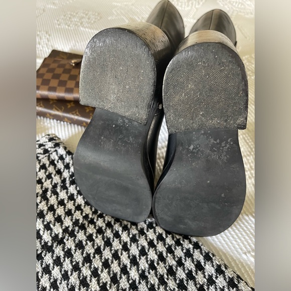 FRYE | Black Dorian Platform Boots - Picture 6 of 8